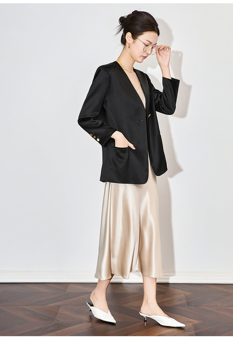 Fluid Acetate Blazer