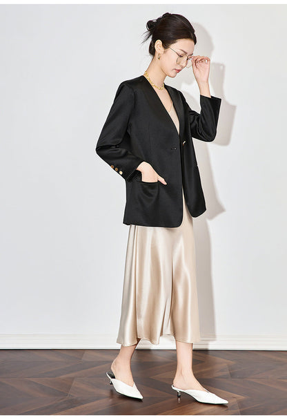 Fluid Acetate Blazer