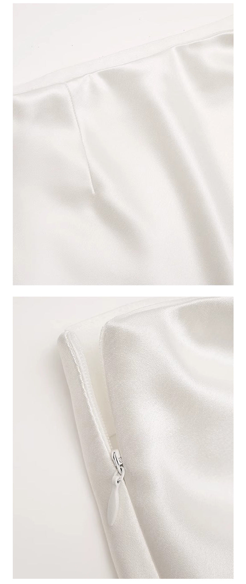 Lace-Trimmed Acetate Satin Maxi Skirt