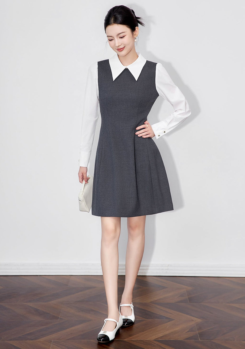 Sophia City Style Two-Piece Effect Dress