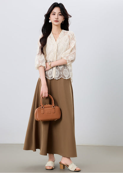 Elodie Lace Embroidered Blouse