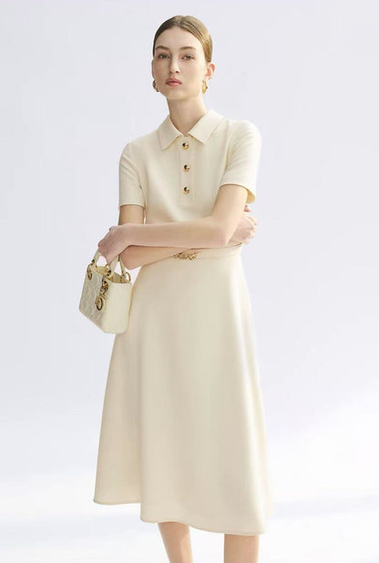 City Chic Polo Collar Summer Dress