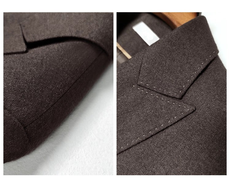 Old Money Wool Three-Piece Suit – Jacket, Vest & Trousers