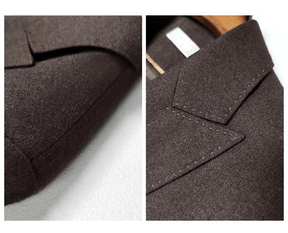 Old Money Wool Three-Piece Suit – Jacket, Vest & Trousers