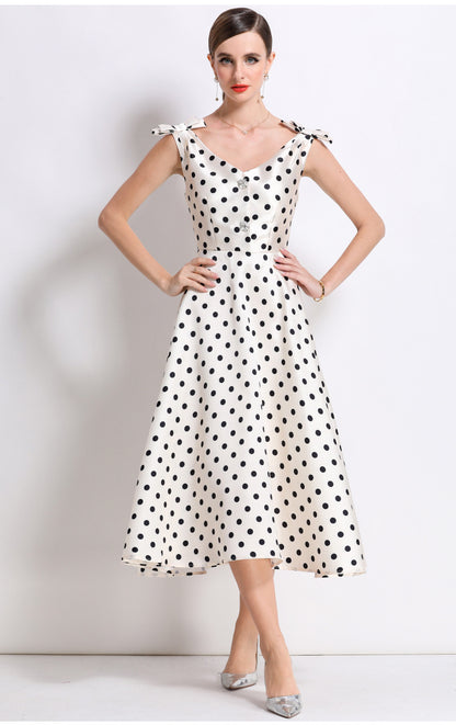 Crystal Bow Maxi Dress
