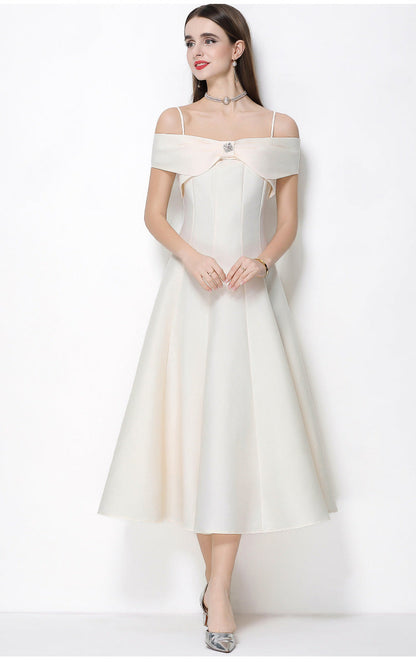 Seralya Bow Strap Maxi Dress