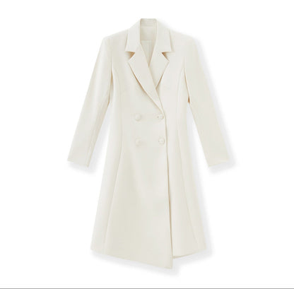 Elegant Double-Breasted Blazer Dress