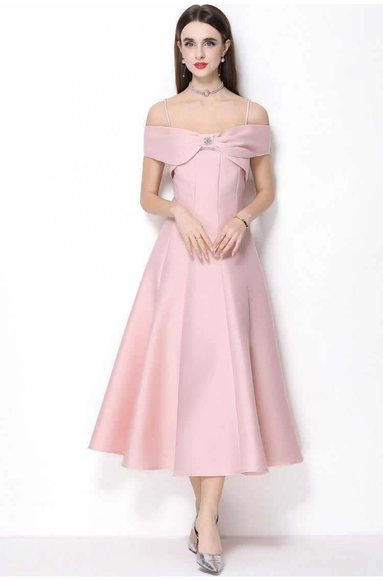 Seralya Bow Strap Maxi Dress