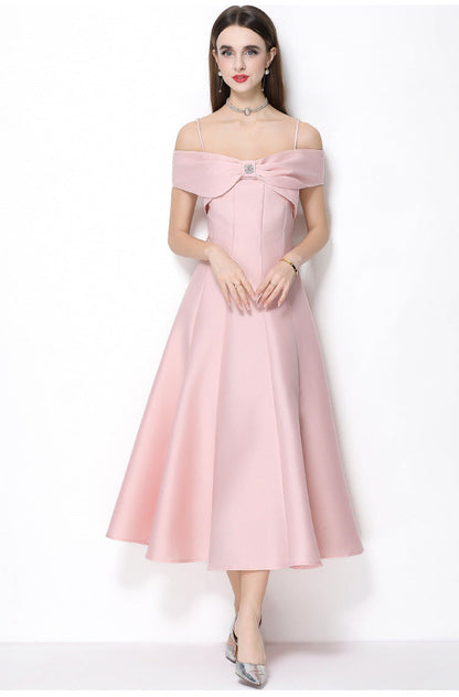 Seralya Bow Strap Maxi Dress