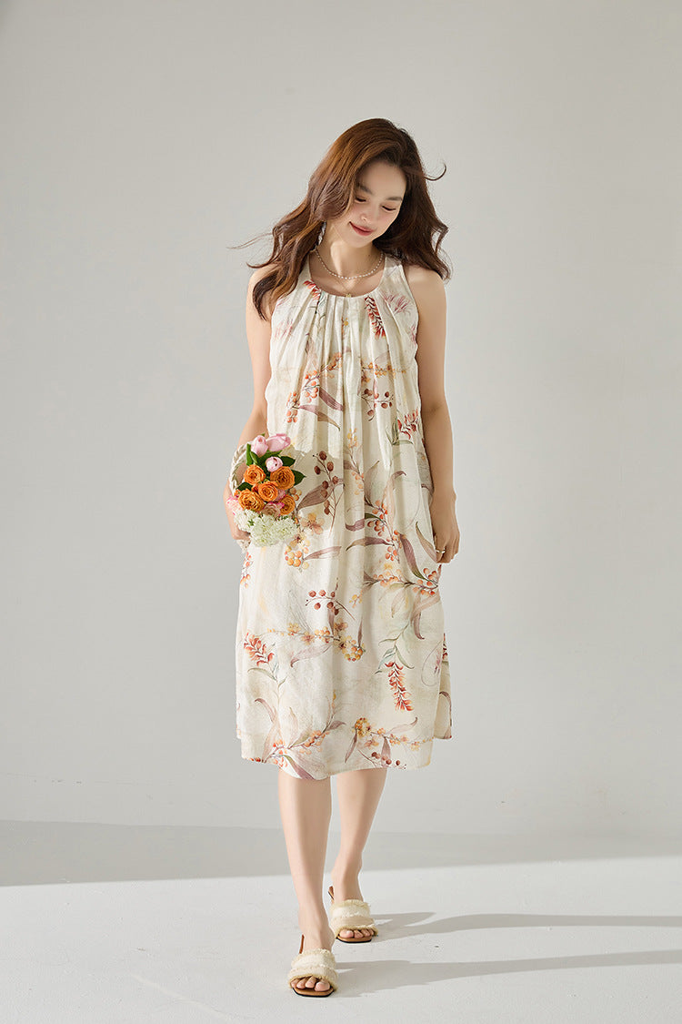 Lunara Botanical Maxi Dress