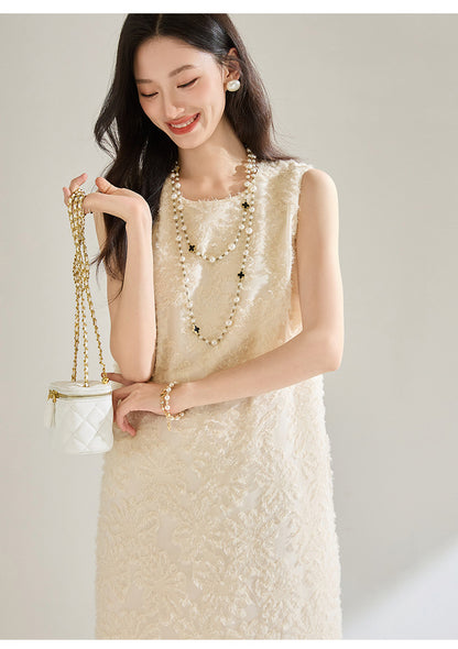 Aurielle Elegant Midi Dress