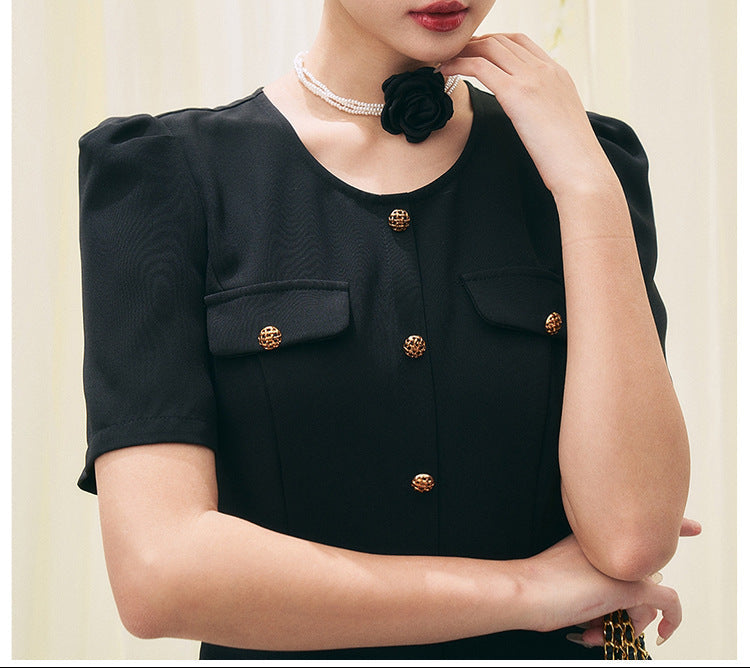 Colette Puff Sleeve Mini Dress