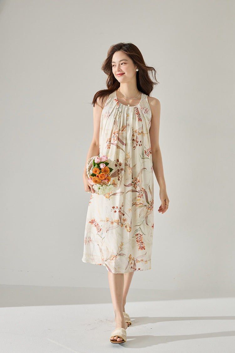 Lunara Botanical Maxi Dress