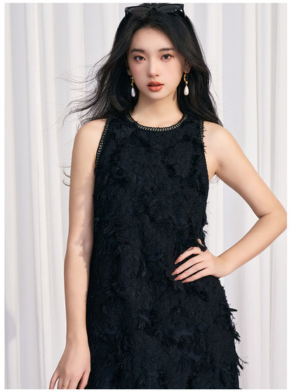 Amélie Textured Midi Dress