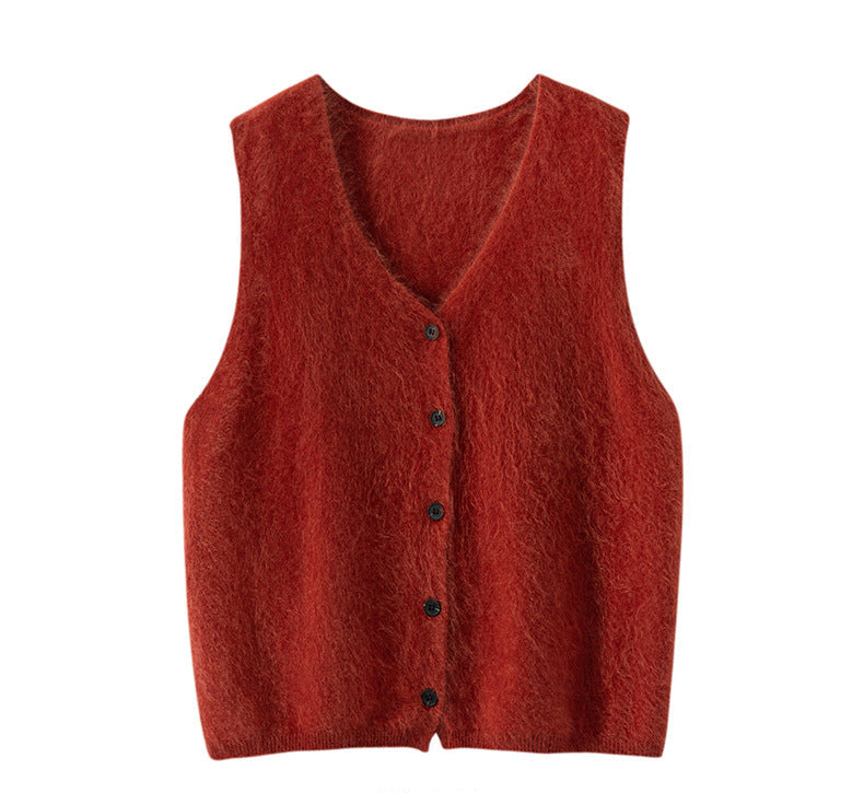 100% Pure Cashmere V-Neck Vest – Timeless Elegance & Warmth