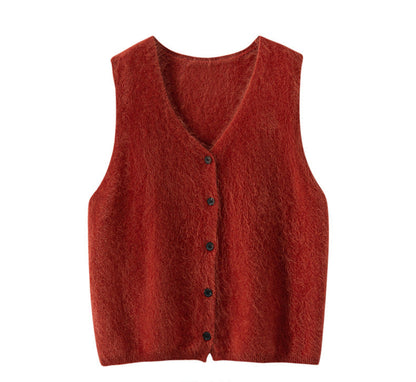 100% Pure Cashmere V-Neck Vest – Timeless Elegance & Warmth