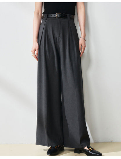 High-Waisted Straight-Leg Women's Trousers