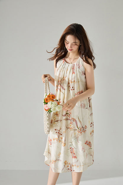 Lunara Botanical Maxi Dress