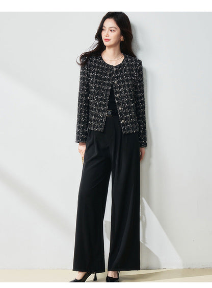 High-Waisted Straight-Leg Women's Trousers