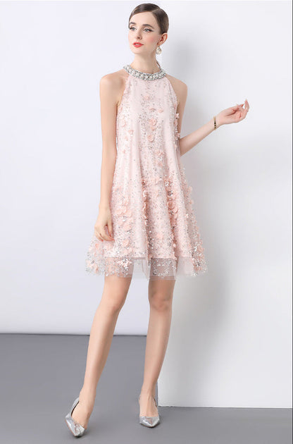Sparkling Floral Princess Dress