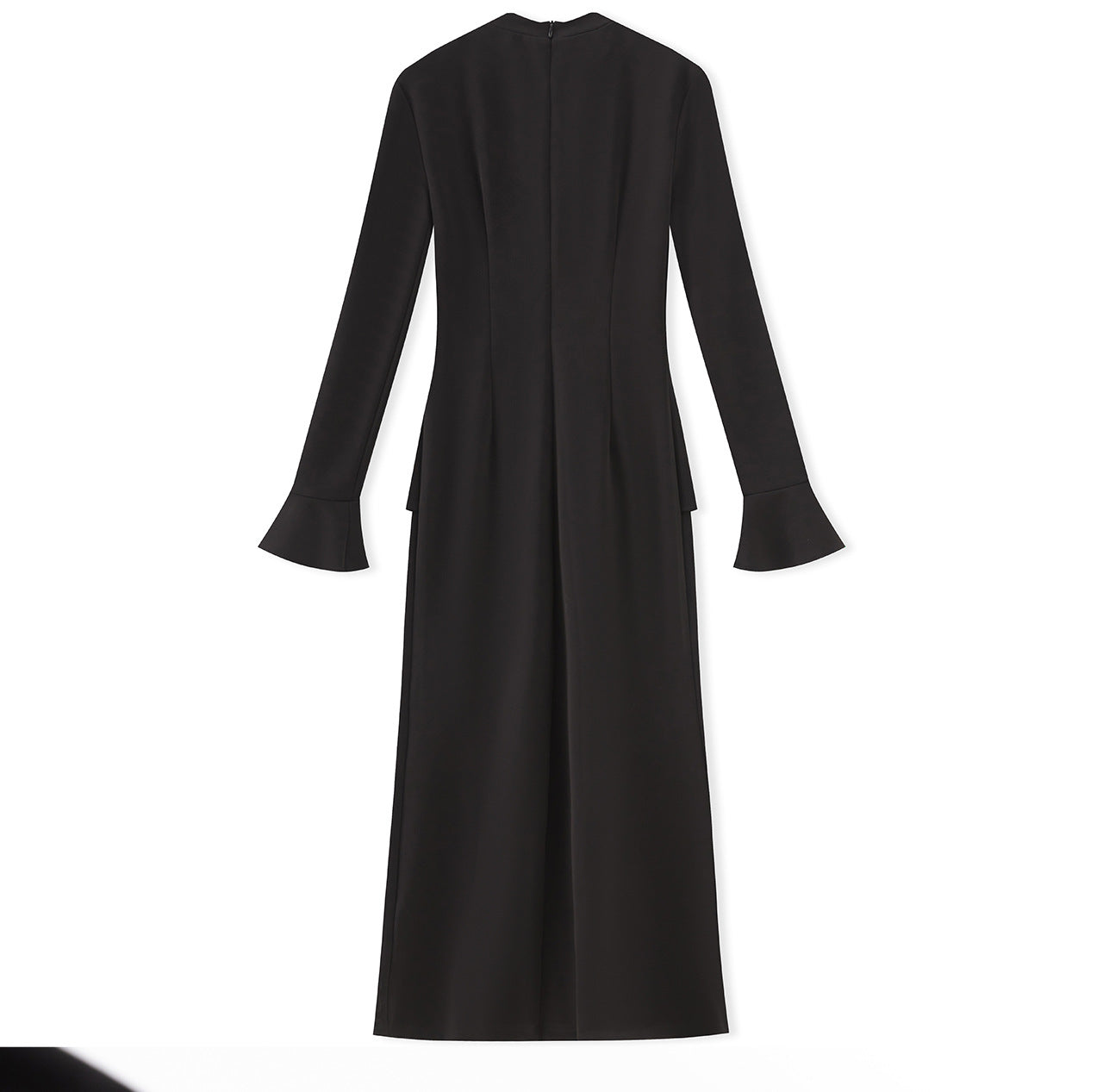 Timeless Black Dress with Crystal Details