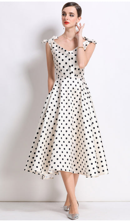 Crystal Bow Maxi Dress