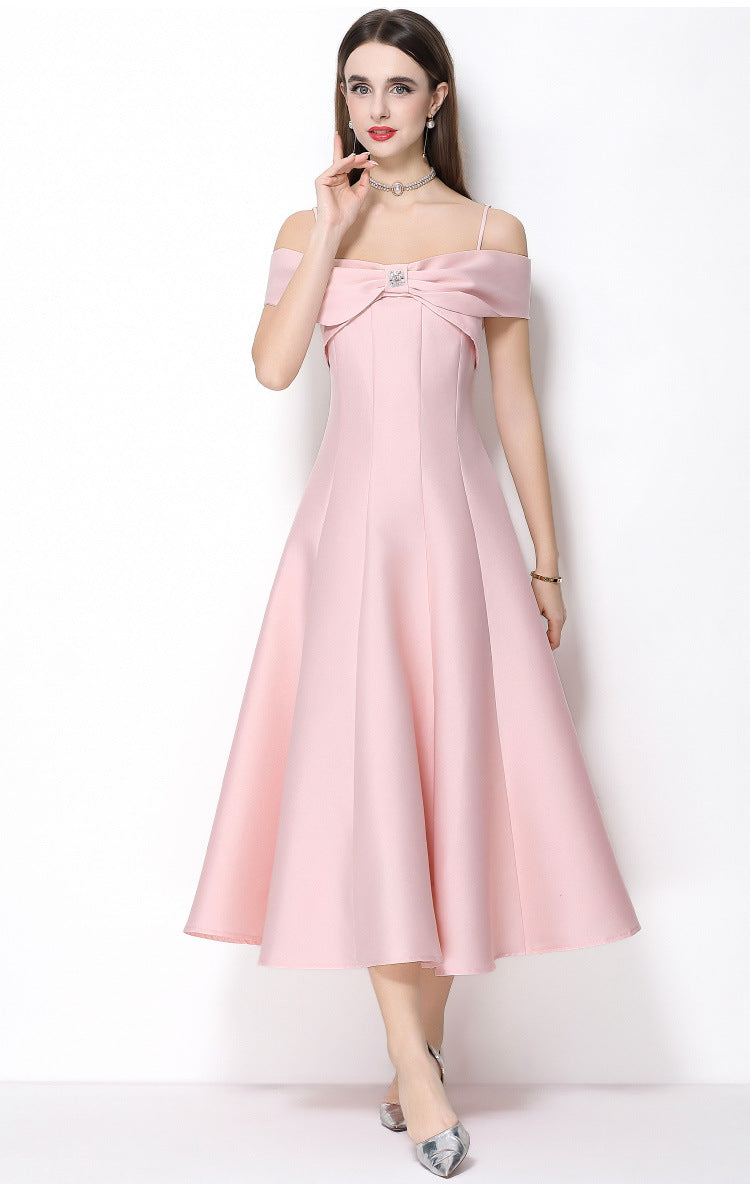 Seralya Bow Strap Maxi Dress