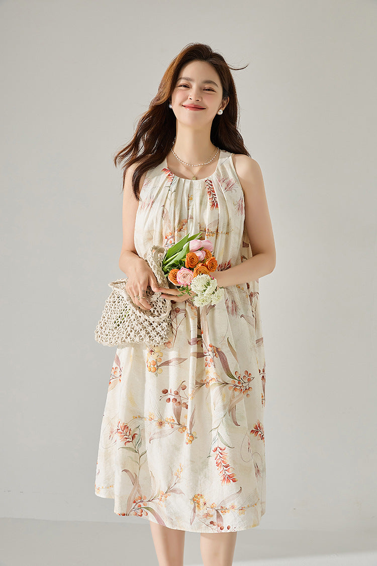 Lunara Botanical Maxi Dress