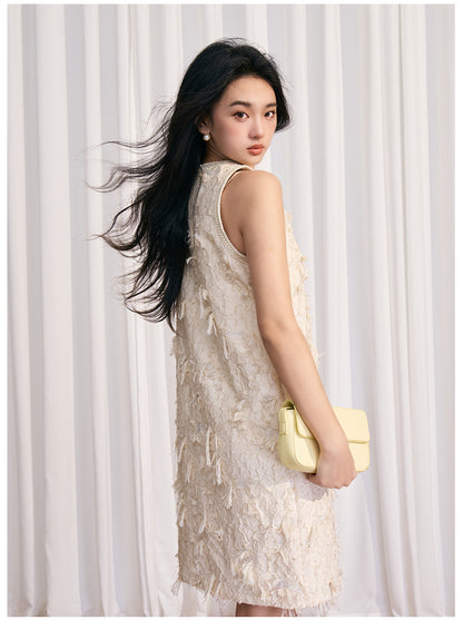 Amélie Textured Midi Dress
