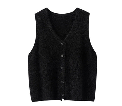 100% Pure Cashmere V-Neck Vest – Timeless Elegance & Warmth