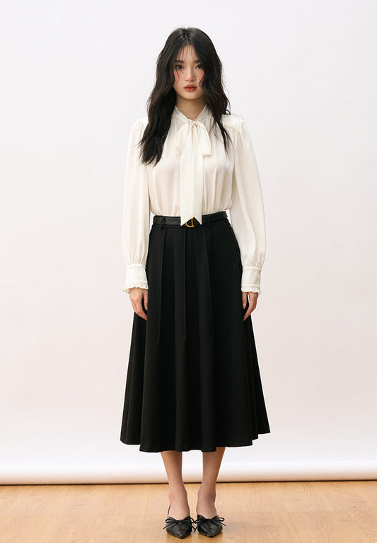Bow-Tie Blouse – Elegant & Chic Niche Style