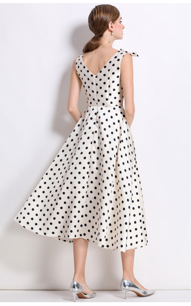Crystal Bow Maxi Dress