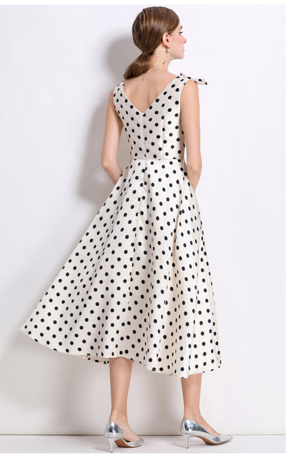 Crystal Bow Maxi Dress