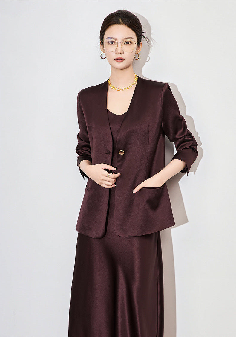 Fluid Acetate Blazer