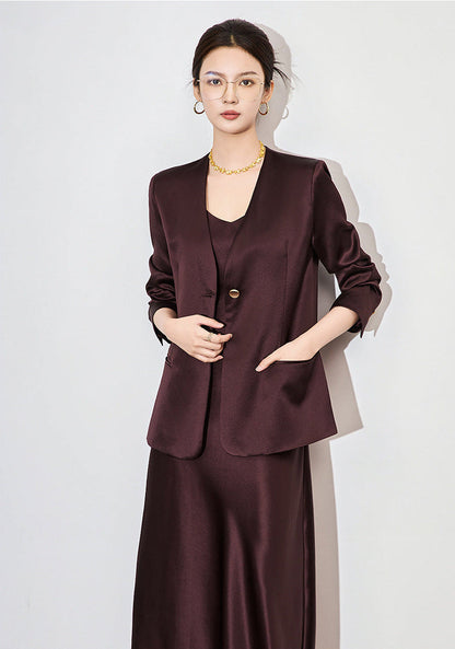 Fluid Acetate Blazer