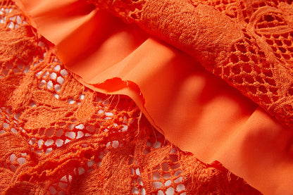 Lace-Detail Sleeveless Summer Dress