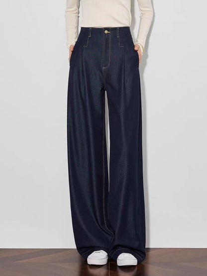 Elara Straight Leg Denim Pants
