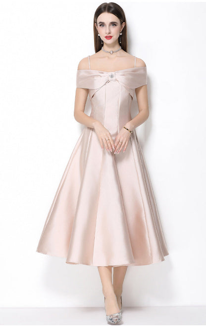 Seralya Bow Strap Maxi Dress