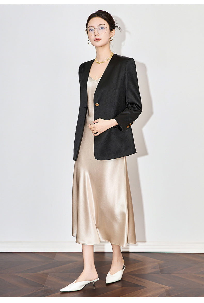 Fluid Acetate Blazer