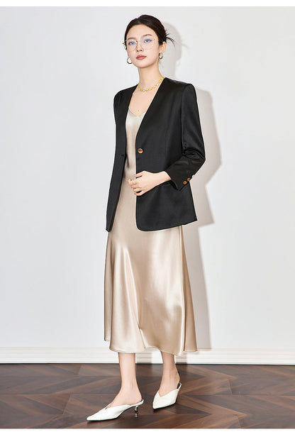 Fluid Acetate Blazer