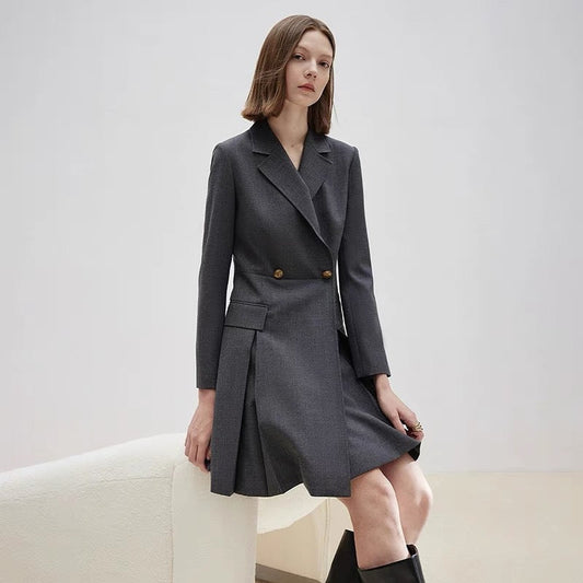 High-Quality Suit Skirt – French-Inspired Elegance