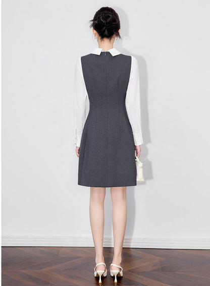 Sophia City Style Two-Piece Effect Dress