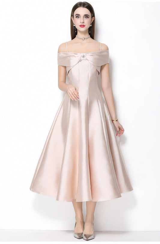 Seralya Bow Strap Maxi Dress