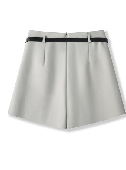 High-Waisted A-Line Skort – Modern Fit with Stretch Fabric