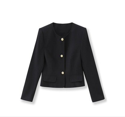 French-Inspired Two-Piece Set – Fitted Dress & Cropped Jacket