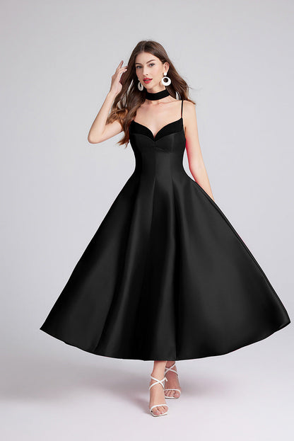 Monaco Glow Satin Evening Dress