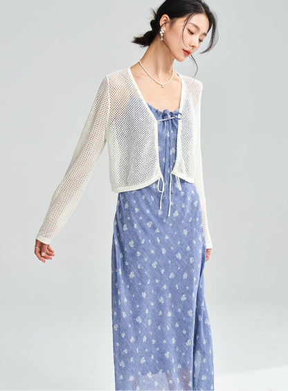 Floral Spaghetti Strap Maxi Dress