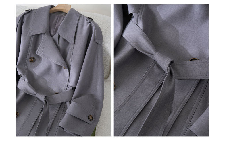 Goddess Silhouette Belted Long Trench Coat – Paris Edition