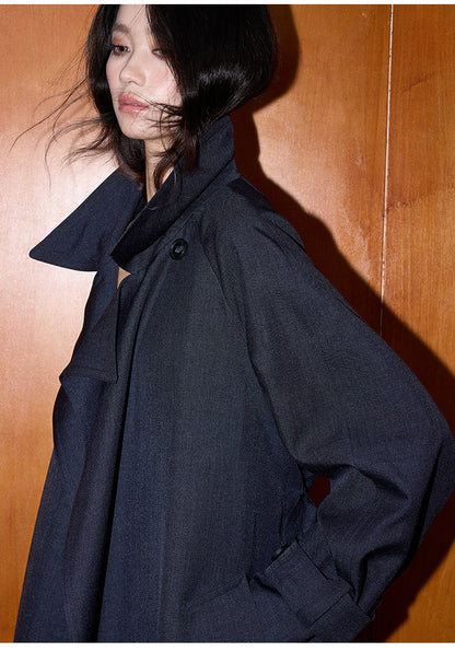 Oversized British Style Trench Coat