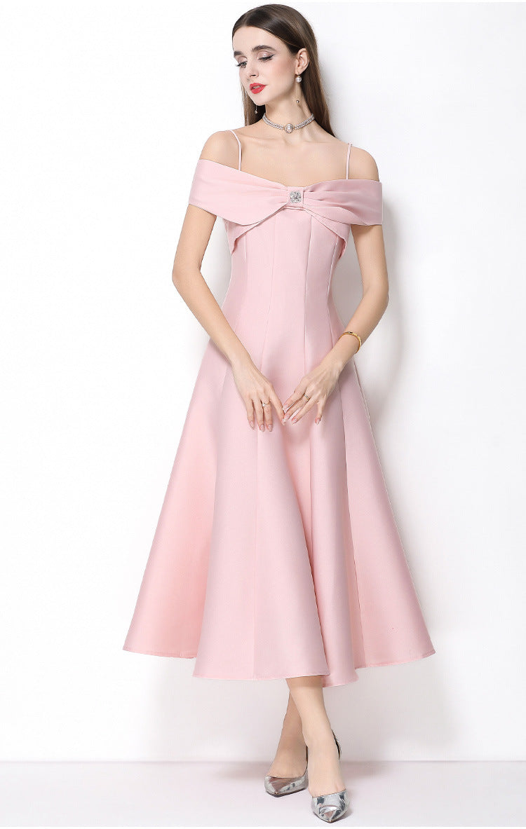 Seralya Bow Strap Maxi Dress
